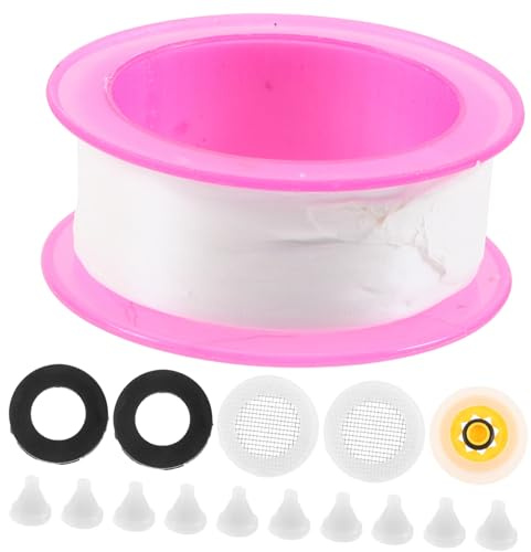 IWOWHERO 1ensemble Douchette De Remplacement Rechange Silicone Écran Filtrant Et Joint Étanchéité Pour Installation Et Réparation De Douche à Haute Pression