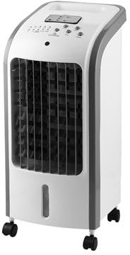 Condizionatore evaporativo Nirvana con telecomando e timer (80W, 3 velocità, funzione accumulo freddo)