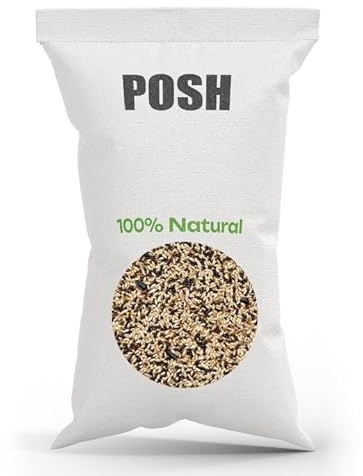 POSH Foder för kaniner - Blandning av frön och omega-3 - 10 kg - Naturligt - Rikt på proteiner - Fritt från konstgjorda tillsatser