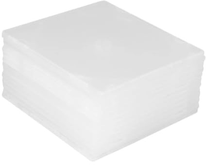 EPIGEIST 10pezzi Scatole in Plastica Per Cd Trasparenti Custodie Portatili Per Dvd Scatole Di Stoccaggio Per Cd Accessori Di Archiviazione Per Dvd