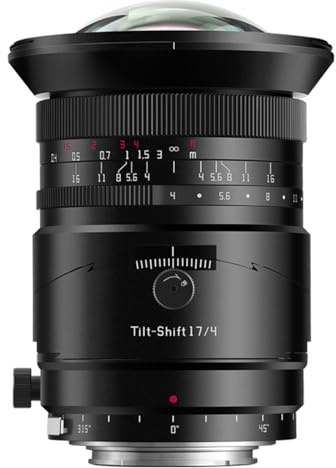 TTartisan 17mm F4 Manual Full Frame Tilt-Shift Ultra Wide Portraits Camera Lens For Sony E-Mount A7RII A7RIII A6500 A6700 A7SII A7SIII