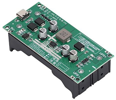 Xiuganpo Hochleistungs-USV-Batterie-Boost-Lademodul mit LED-Anzeige für Lithium-Batterie-Aufwärtsladegerät für Heimwerker oder Elektronik-Hobbyisten (12V)