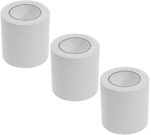 WOFASHPURET 3 Rolls Self-Adhesive Baseboard Flexible Skirting Board Covers PVC Material Strong Adhesive Easy to Install Delicate Look White for Tv Background Wall and Balcony Decoration