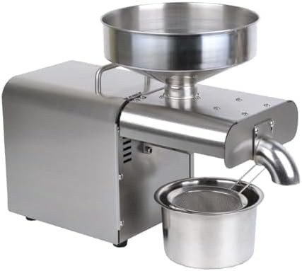 1500W Commercial Oil Press Machine,Oil Extractor Expeller,Stainless Steel Oil Press Extractor,Automatic Oil Press,Cold Hot Food Grade Oil Extractor