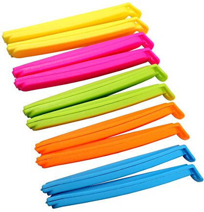 Dianoo 20PCS Lebensmittel Verschluss Clips Für die küche, Dichtung Beutel Clips Dichtung Beutel Clips, 11.5cm (Zufällige Farben)