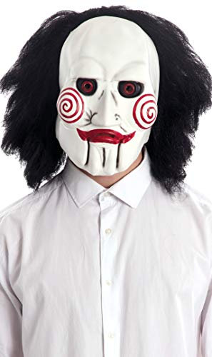 EUROCARNAVALES, SA Puppe Billy Saw Maske aus Latex