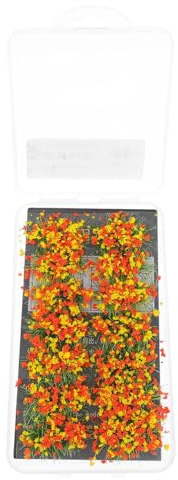 HEMOTON 1 Box Modellbau BüSchel Gras Miniatur Vegetation Gruppen Gras Modell Landschaft Büschel Statische Landschaftsmodell DIY Miniaturen GrasbüSchel für Miniatur Blumen Zubehör