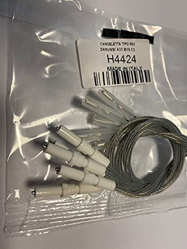 COMPATIBILI CON KIT 5 CANDELETTE DI RICAMBIO PER PIANI COTTURA E CUCINA GAS REX- ZANUSSI (made in italy)