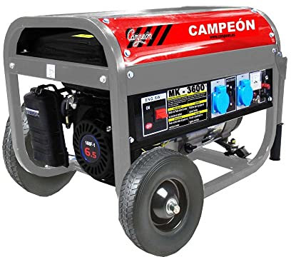 GENERADOR GASOLINA 6,5 CV 2,8KVA 15LT MK3600 CAMPEON 0