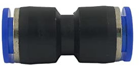 Raccordo ad innesto rapido tubo/tubo dritto diametro 10 mm - Conf.15 pezzi