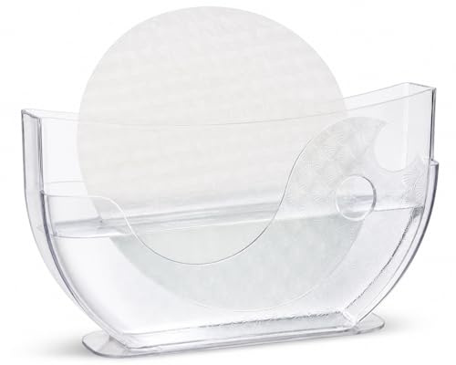 Katai - Juego de 2 soportes para cuencos de agua de papel de arroz - Ergonómico, compacto y libre de BPA y perfecto para rollos de primavera y verano - Capacidad para hasta 30 papeles - Completo con