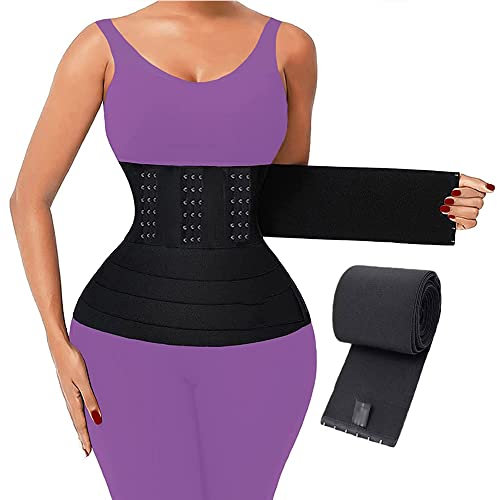 DUPLUSFUN Korsetts für Frauen Taille Trainer Wickelgürtel Weibliche Modellierung Bauchgürtel Abnehmen Mantel Frau Flacher Bauch Postpartale Gürtel Körperpackungen Bodyshaper