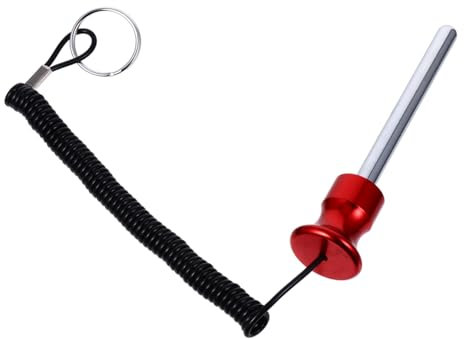 Amosfun Schwere Blechverriegelung Gewicht Stift Zugfest Stärke Stift Dehnbar W?hlblock Für Gewichtsblock Krafttrainingsgeräte Schnellspannzug Komponente Magnetisch Fitness Kohlenstoffstahl