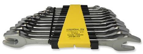 Generico SET SERIE CHIAVI INGLESI ACCIAIO 12pz FISSA FORCHETTA 6-32mm