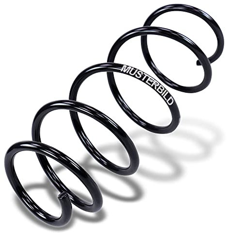 ATEC GERMANY 2x Suspensión trasera muelle espiral izquierda y derecha compatible con SEAT IBIZA II (6K1), IBIZA III (6K1), VW POLO (6N2), POLO Van panel van/hatchback (6N1), POLO III (6N1)