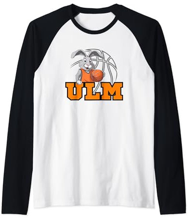 Ulm Basketball Fan Support Schwaben Stadion orange weiss Raglan