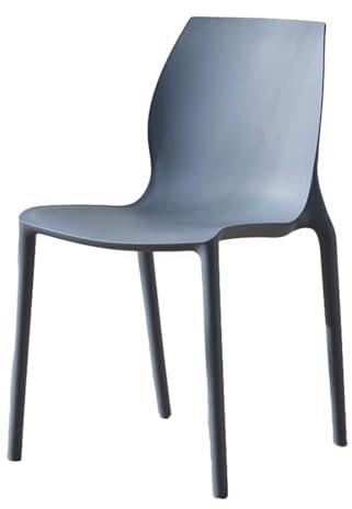 YSUEFIJO Esszimmerstuhl Kunststoff, Ergonomischer Küchenstuhl, Esszimmer Dtühle Modern, Design Stuhl mit Rückenlehne, Bis 150 kg Belastbar, für Esszimmer, Küche, Salon, Büro