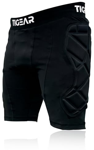 TIGEAR Defender Pro Fußball-Torwart-Schutz-Shorts, Slider-Shorts