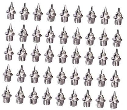 Anneome 110stücke Spikes Für Laufschuhe Silberne Schraubstollen Für Sport Und Leichtathletik Langlebig Und Rostfrei Einfache Für Hochleistungs-Track-Schuhe