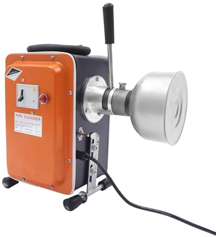 Rohrreinigungsmaschine Rohrreinigungsspirale 750W 20M Elektrisch Profi Rohrreinigungsspirale Rohrreinigungsgerät Ø20-100MM Rohrreinigungsmaschine für Abfluss in Bad oder Küche