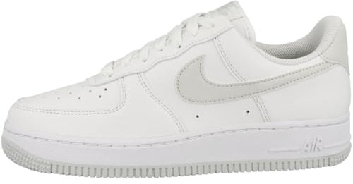 Nike Sneaker da donna Low Air Force 1 '07 SE, White White Volt Photon Dv3808 104, 41 EU