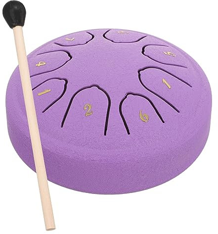 FUNOMOCYA Steel Tongue Drum Mit Schlägeln Mini-zungentrommel Für Junge Mädchen Glatte Oberfläche Vielseitiges Percussion-instrument Für Anfänger Rhythmisches Koordinationstraining