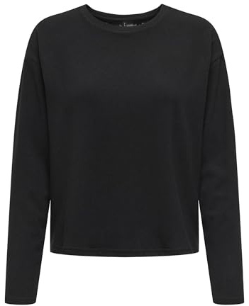 Endast Onlanja L/S spets mix top JRS, svart, M