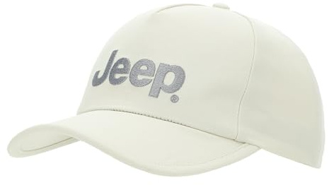 JEEP Unisex klassisk keps, Björk vit, one size