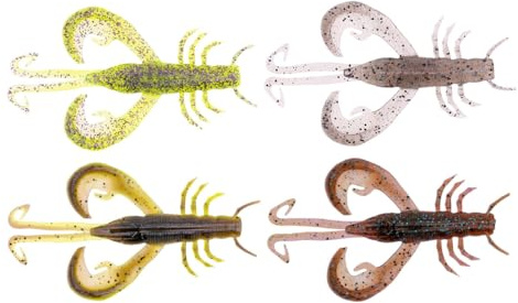 ZECK - Gummikrebs - Action-Craw - Edward | 7,5 cm (4 Stück)