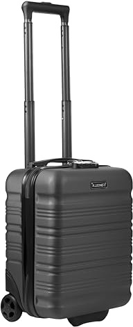 R.Leone Valigia Trolley Bagaglio a Mano 40x30x20cm Wizzair Vueling 2 Ruota in ABS (Grigio, 915 40X30X20cm 2Ruota)