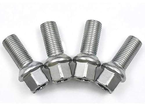 Bulloni Antifurto Per Ruote, Bulloni Antifurto 4 pezzi si applicano al bullone della vite del pneumatico del mozzo della ruota adatti for l'uso for VW Jetta Bora adatti for l'uso for Golf 6 MK6 PASSAT
