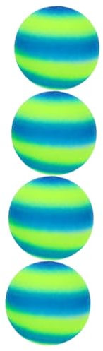 Garneck 4 Stück Bouncy Ball für Farbiger Patting Ball für Outdoor Spiele und Aktivitäten Sicher für Drinnen und Draußen Perfektes für Kleine Hände