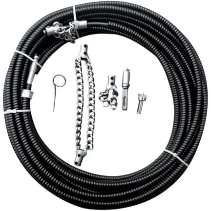 Electric Drill Drain Cleaner Machine 1-5 Meter With Extension Sewer Pipe Spring Plumbing Tools Cleaning Dredger Descaling flex shaft Tools,for Drain rotary Dredge industrial PVC machine Hair c