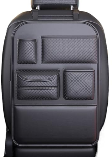 Organizzatore Posteriore Sedile | Organizzatore Auto Con Tasche Portaoggetti Per Schienale Del Sedile,Borsetta Organizzativa Interni Vettura In PU Per Pannolini, Giocattoli, Viaggi In Famiglia E Borra