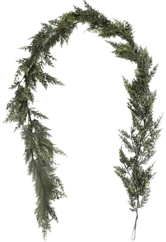 Uoqpty Guirnalda de Navidad para el Exterior,Corona Artificial De Pino Verde Navideña - Guirnalda para Chimenea | para Corona, Chimenea, Árbol, Repisa, Porche, Interior, Escaleras, Mesa, Puerta,