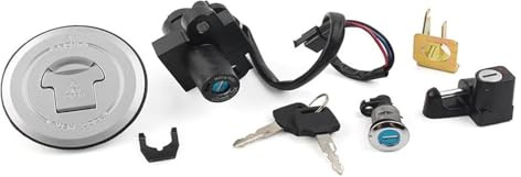 Moto Accensione Blocco Per CBR250 Per Hornet 250 1998-2002 Moto Tappo Serbatoio Carburante Interruttore Accensione Casco Sella Serratura Set Chiavi Barile