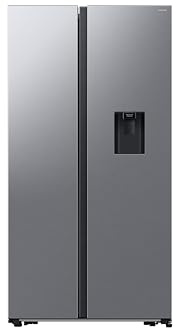 Samsung Series 7 SpaceMax Smart American Fridge Freezer, With an All-Around Cooling System, AI Energy Mode & Smart Conversion, Model: RS57DG410EM9EU 578L, Colour: Silver