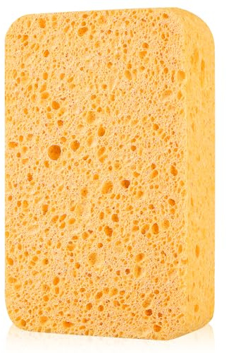 Ymapinc Large Sponge Non-Scratch, Car Wash Sponge, Super Absorbent Heavy Duty Large Sponges for Cleaning Home/Kitchen/Boat Bail & Car Washing (5.71x3.54x1.38 Inch)