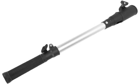 Keenso Tiller Handle Extension, Aluminum Telescopic Outboard Motor Extension 17-25 Inches, with Non Slip Rubber Handle and Safety Lock Latch, for Most Outboard Motors