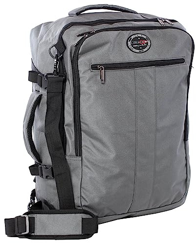 CABIN GO 5541 Zaino bagaglio a mano/cabina da viaggio leggero, Tracolle a Scomparsa, Valigia Borsa da cabina 55x40x20 cm 44 litri.