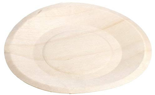 Garcia de Pou 50 assiettes bois biodégradables ronde 15 cm