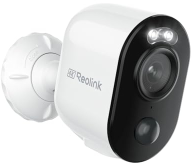Reolink 4K Überwachungskamera Aussen Akku Kabellos, Farbnachtsicht | KI Erkennung, 2,4/5GHz WLAN IP Kamera Outdoor mit Spotlight, Keine Monatsgebühr, Zeitraffer, 2-Wege-Audio, Argus 3 Ultra