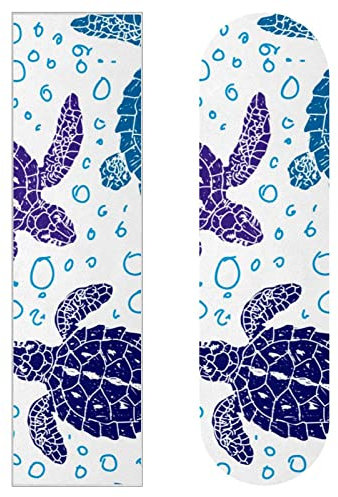 Sea Turtles Skateboard-Griptape, Schleifpapier, Longboard, Aufkleber, Scooter, Deck, Sandpapier, 2 Stück