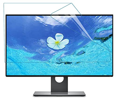 HAMIMI Pellicola Proteggi Schermo per Computer HD da 17-18 Pollici, Pellicola Morbida Anti-Luce Blu, Lesioni AntiGraffio, Adatta per Monitor LCD, TV, PC,HD-18.5inch(410x230mm)
