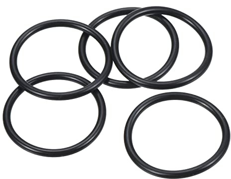PATIKIL 50Stk Dichtungsringe O-Ringe Gummidichtung 31mm AD 26mm ID 2.5mm Dicke Nitrilgummi Unterlegscheibe Dichtungssatz Gummischeiben für Auto Klimaanlage Wasserhahn Rohr Schwarz