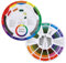 Amabro Roue de couleur assortie, guide de mélange des couleurs, Artist's color wheel Aquarelle Roue des Couleurs roue de mélange rotative, nuancier de couleurs pour vernis à ongles, maquillage
