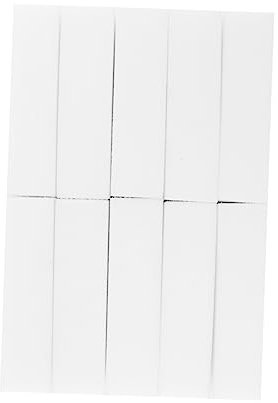 minkissy 10pcs Four Sided Nail Files Manicure Tools for Home Salon Chiropody Tools Grit Nail Art Buffing Block