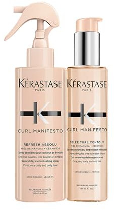 Kerastase Curl Manifesto Refresh Absolu 190ml Gelée Curl Contour 150ml