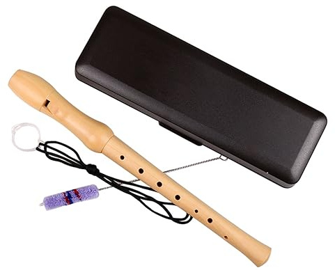 skola blockflöjt Träblockflöjt Sopran 8 Hål Vertikal Klarinett FlöjtVertikalt Musikinstrument (Color : 03)