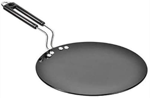 Sahishnu Online & Marketing Hard Anodized Aluminium Roti Tawa,Hard Anodized Cookware,Hard Anodized Concave Tawa,Naan Roti Chapati Tawa